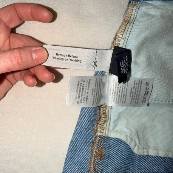 NWOT - Madewell Classic Blue Jean Shorts - Picture 6 of 7